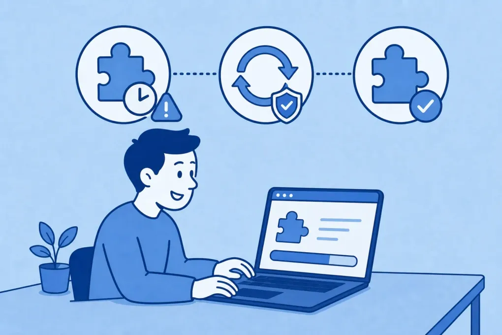 Controlled plugin updates as part of preventive WordPress maintenance