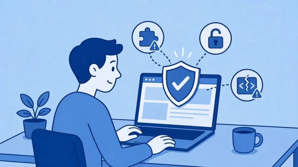 Preventive protection for a WordPress site against vulnerable plugins and unauthorized access