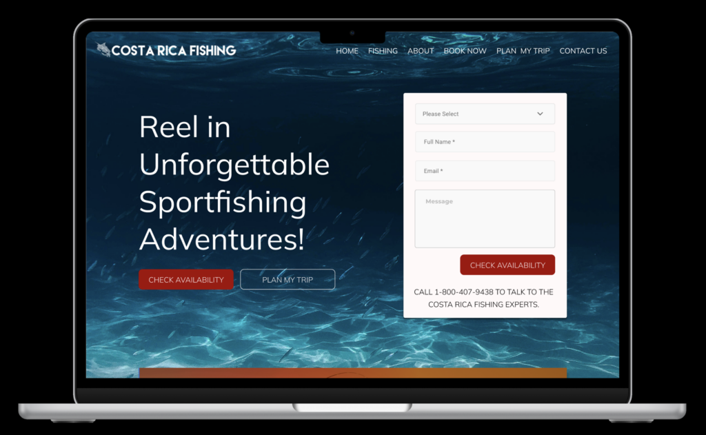 FishCostaRica Sports Fishing Website