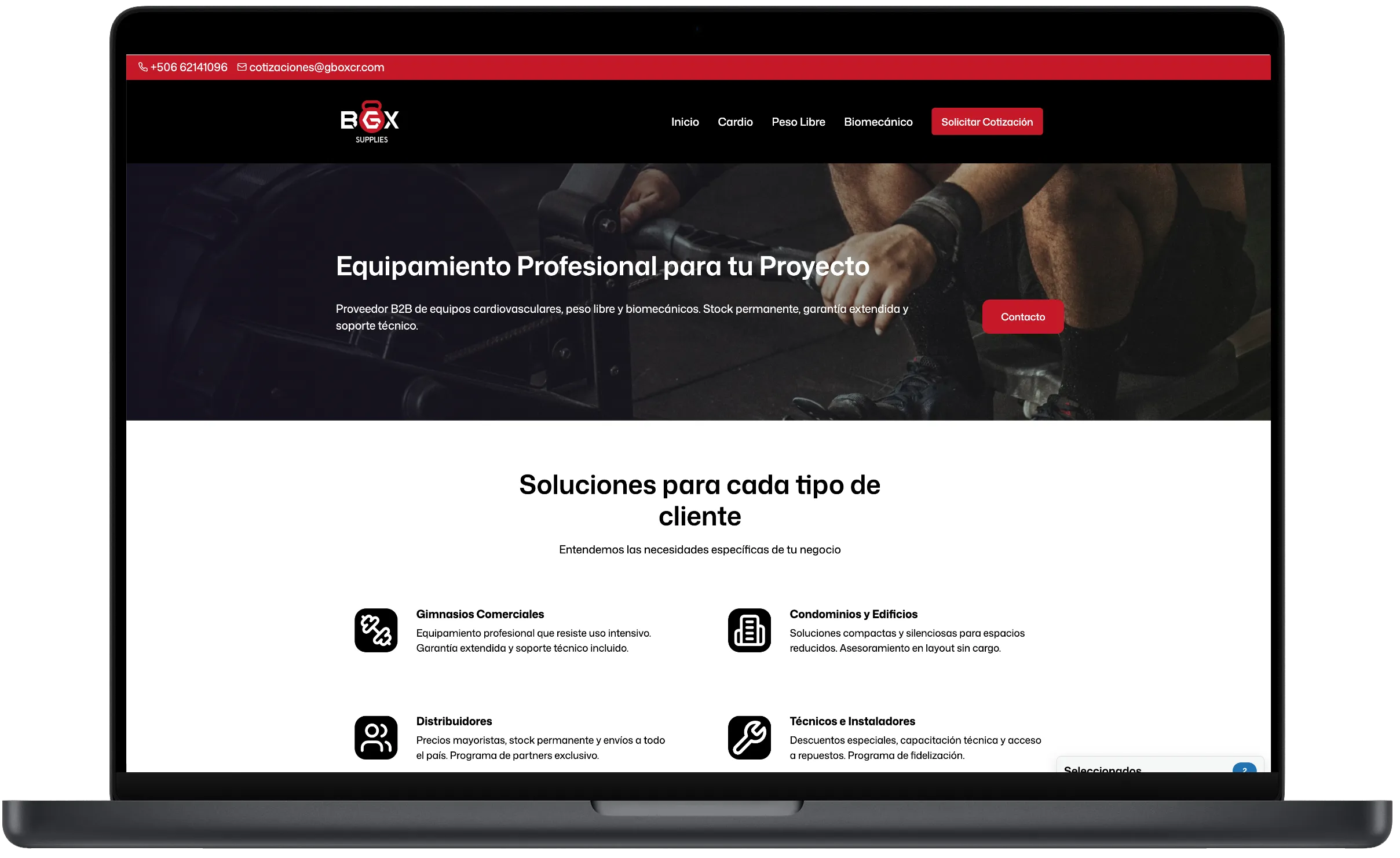 GBOX Supplies - Catalog Platform and Custom Quotation System